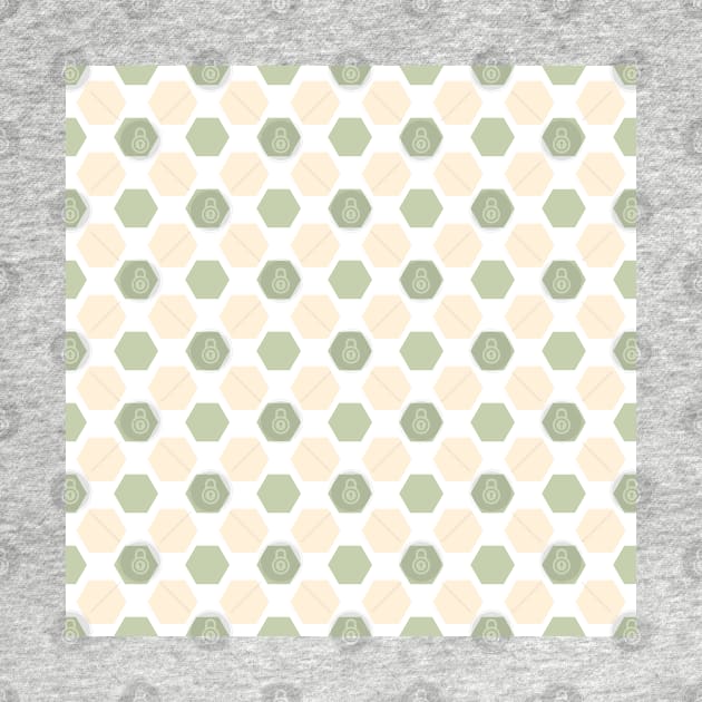 Hexagonal seamless pattern by AnaMOMarques